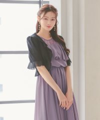 Tika/ティカ Tika キャバドレス シフォン素材フリル半袖ボレロ (M/XLサイズ)/508134421