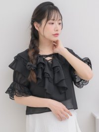 Emsexcite/エムズエキサイト ems excite シフォンフリルBL/508134498