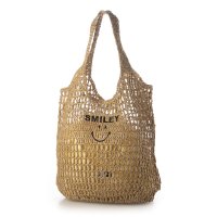 COOCO/クーコ COOCO SMILY/透かし編み刺繍入りかごバッグ/508134510