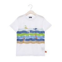kladskap/クレードスコープ kladskap 海の中プリント半袖Tシャツ/508134591