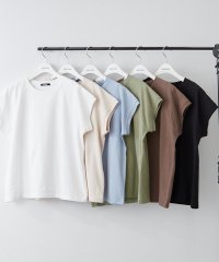 NICE CLAUP/OLIVE des OLIVE OUTLET/【8色展開！】オーガニック素材、華奢見えフレンチTシャツ/508134612