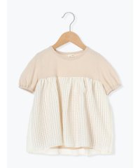 Samansa Mos2 Lagom/シアーチェック切替カットソー/508134679