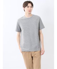 m.f.editorial/エムエフエディトリアル m.f.editorial ピンタックボーダー クルーネック半袖Tシャツ/508134759