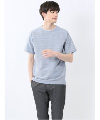 m.f.editorial/エムエフエディトリアル m.f.editorial ピンタックボーダー クルーネック半袖Tシャツ/508134759