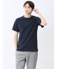 m.f.editorial/プレーティングジャガード クルーネック半袖Tシャツ/508134761