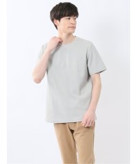 TAKA-Q/タカキュー TAKA－Q メランジ 裏ボーダー クルーネック半袖Tシャツ/508134763