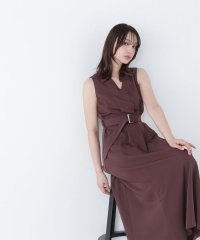 NATURAL BEAUTY BASIC/ベルテッドシャツワンピース/508128572