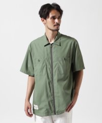 AVIREX/《WEB&DEPOT限定》ZIP UP WORK SHIRT "25" / ジップアップ ワーク半袖シャツ / AVIREX/508128596