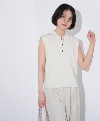 N Natural Beauty Basic/ラメ混ポロエリニット/508132374