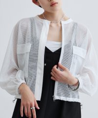 GALLEST/スピンドルメッシュブルゾン/508135200