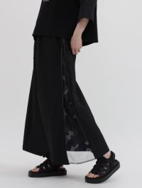 LASUD/ラシュッド LASUD サイドZIP迷彩チュールスカート/508135379