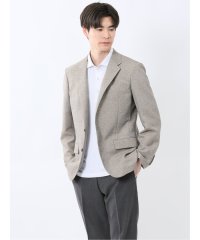 TAKA-Q/タカキュー TAKA－Q TechLinen スリムフィット 2ボタンジャケット 茶/508135477