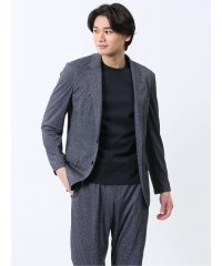 TAKA-Q/タカキュー TAKA－Q TechDenim スリムフィット 2ボタンジャケット 紺（セットアップ可能）/508135478
