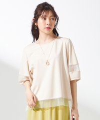 any SiS L/【洗える】シアーコンビ プルオーバー/508136072