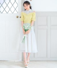 WILLSELECTION/ギャザー切替シアースカート/508135353