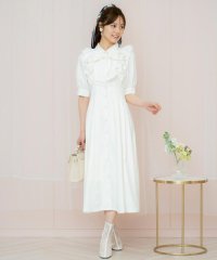 WILLSELECTION/ラッフルリボンタイシャツワンピース/508135356