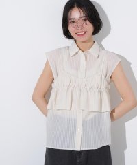 N Natural Beauty Basic/ビスチェレイヤードフレンチスリーブシャツ/508135405