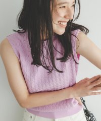 N Natural Beauty Basic/ケーブルニットベスト/508135407