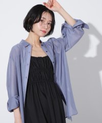 N Natural Beauty Basic/シアーオーバーシャツ/508135408