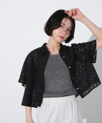 N Natural Beauty Basic/クロップドレースシャツ/508135409