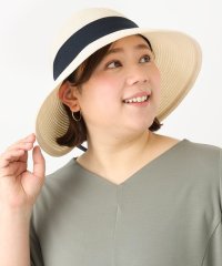 eur3/配色リボンスリット麦わらハット/508136884