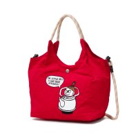 MOOMIN/ムーミン MOOMIN トートバッグ レディース ブランド 軽量 ナイロン 軽撥水 小さめ ミニトート 2WAY 斜めがけ カジュアル 刺繍 可愛い 4L A5/508137569