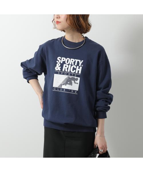 sporty&rich スポーティーアンドリッチ ロゴ スウェット トレーナー 楽天市場】SPORTY＆RICH スポーティアンドリッチ トレーナー
