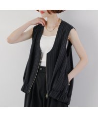 trois/トロワ trois trois ベスト T251－83055 ストライプ ジレ/508137710