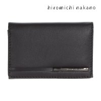 hiromichinakano/ヒロミチナカノ hiromichi nakano 山羊革 メタルプレート 名刺入れ カードケース ブランド シンプル ビジネス/508137755