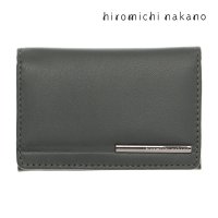 hiromichinakano/ヒロミチナカノ hiromichi nakano 山羊革 メタルプレート 名刺入れ カードケース ブランド シンプル ビジネス/508137755