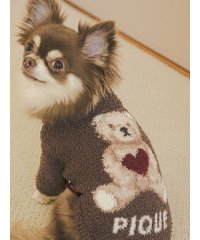 GELATO PIQUE CAT＆DOG/【CAT&DOG】ハートベアジャガードハイネックプルオーバー/507958090