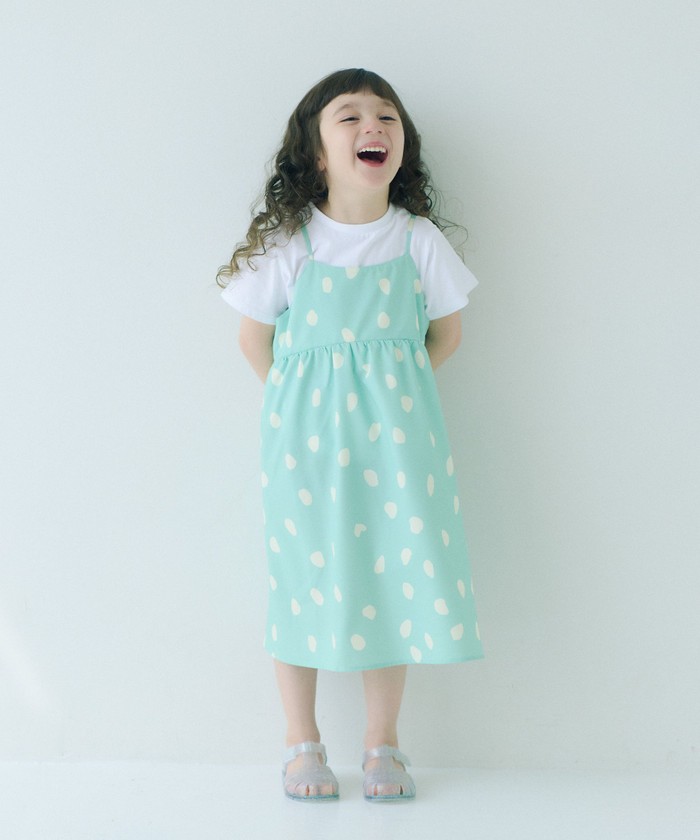 Tシャツ+キャミワンピース セット / キッズ 100cm-130cm Tシャツ+キャミワンピース セット / キッズ 100cm-130cm