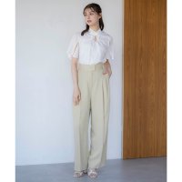 Noela/ノエラ Noela ワイドストレートタックパンツ/508097457