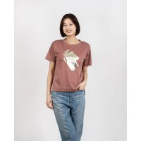 BRODIAEA/ブローディア BRODIAEA 箔プリント 半袖Tシャツ カットソープルオーバー【日本製】/508126691
