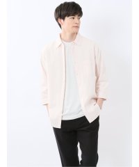 m.f.editorial/綿パナマ レギュラーカラー7分袖シャツ/508134754