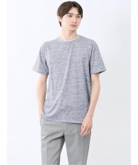 m.f.editorial/エムエフエディトリアル m.f.editorial メッシュ かすれプリント クルーネック半袖Tシャツ/508134758