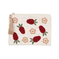 KANKAN/カンカン KANKAN レモン刺繍ポーチL/508138893