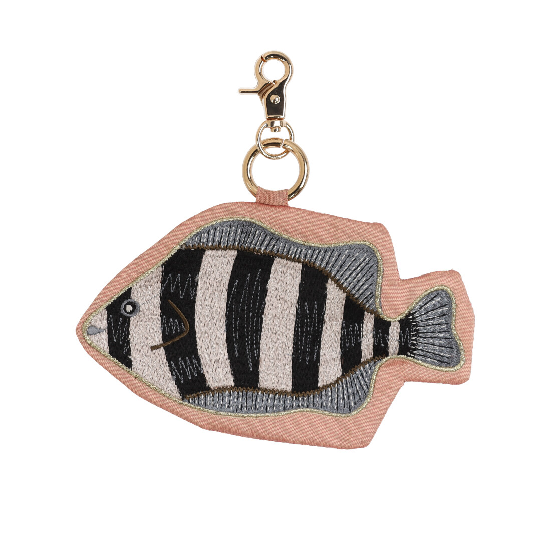 カンカン KANKAN フィッシュ刺繍キーポーチ(508138898