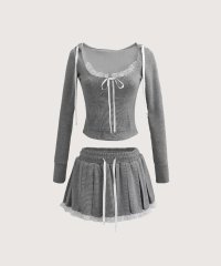 LA POMME petit/ラポミ プチ LA POMME petit Sweet Lace Sweat Set Up/508138904