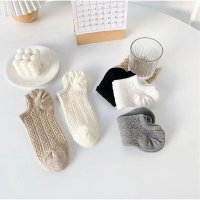 And Kawaii/アンドカワイイ And Kawaii ソックス ショートソックス リブ編み コットン ナチュラル風 シンプル レディース/508138930