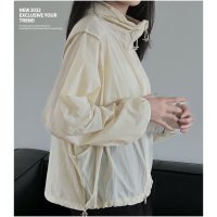 And Kawaii/アンドカワイイ And Kawaii uvカット カーディガン シアー 着痩せ 撥水 フード付き 紫外線対策 長袖 夏 通気性 軽量/508138931