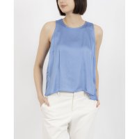 GAUDI/ガウディ GAUDI レーヨンサテンノースリブラウス/508138957