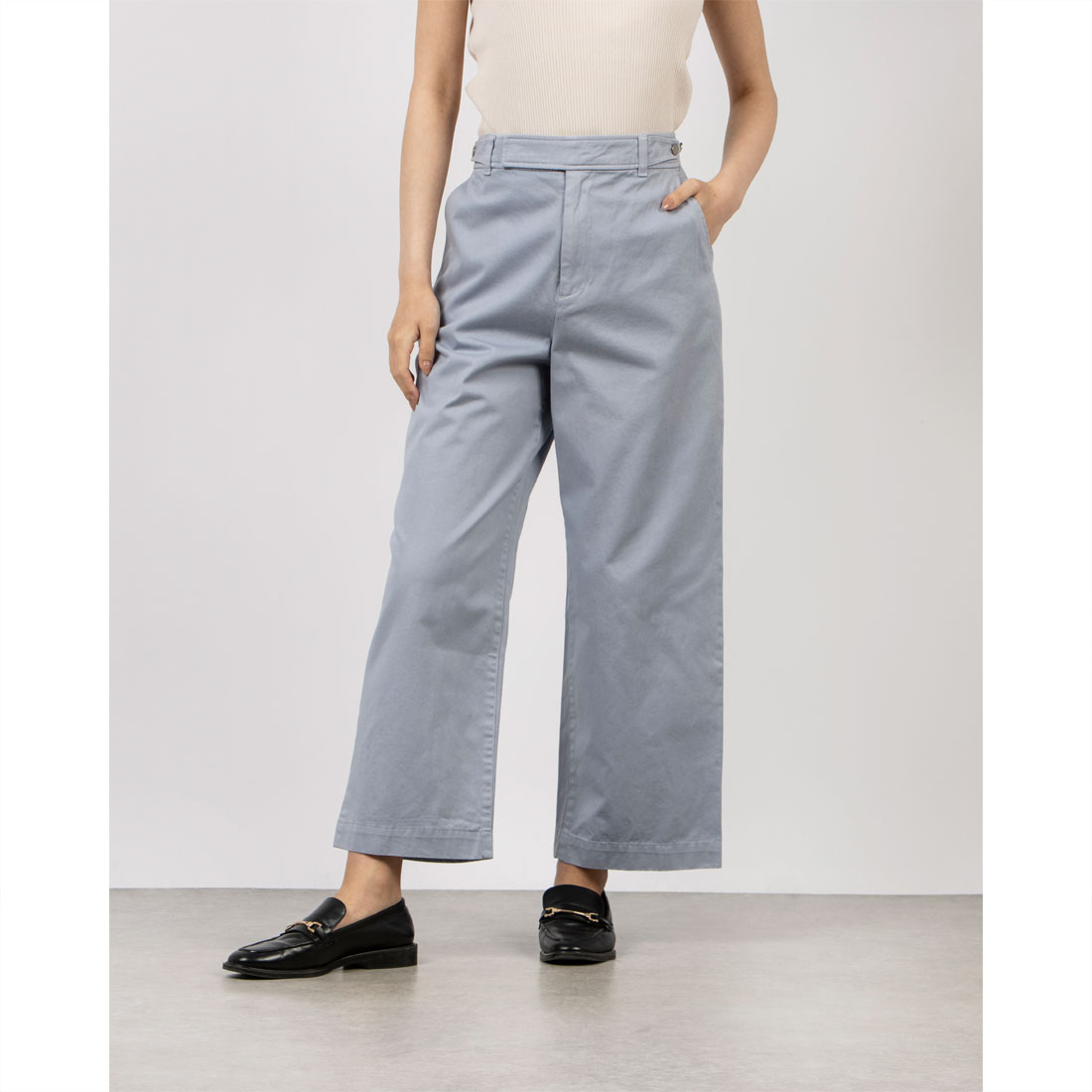 楽天市場】【SALE／50%OFF】ウール混セミワイドパンツ human