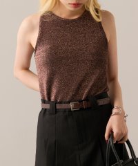 MAGASIN DE MODE Onjna/マガジンデモードオンジェナ MAGASIN DE MODE Onjna Glitter american sleeve tank / ラメアメスリタンクトップ /508139080