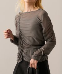 MAGASIN DE MODE Onjna/マガジンデモードオンジェナ MAGASIN DE MODE Onjna Sheer shirring tops / シアーシャーリングトップス DTK/508139083
