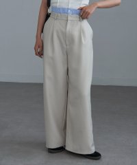 MAGASIN DE MODE Onjna/マガジンデモードオンジェナ MAGASIN DE MODE Onjna Heather twill double waist loose pants / ヘザー/508139084