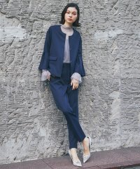 SMILE ORCHID/スマイルオーキッド SMILE ORCHID 【ウォッシャブル/手洗い可能】ベルスリーブジャケット＆スラックスパンツセットアップ/508139136