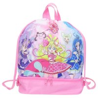 cinemacollection/シネマコレクション cinemacollection キミとアイドルプリキュア プールバッグ 2層ナップサック マルヨシ 海プール レジャー用品 女の子 アニメ/508139396