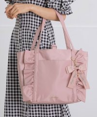 ALTROSE/アルトローズ ALTROSE トートバッグ トート 大きめ 大きい 大容量 a4 A4 手提げ お稽古バッグ 仕切り キャリーオン 通学 フリル リボン りぼん/508139498