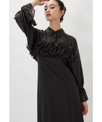 niana/ニアナ niana フリルシャツレイヤードドレス 2点セット ブラウス キャミワンピース 結婚式 二次会 成人式 同窓会 入学式 卒業式 セレモニー パーティー/508139558
